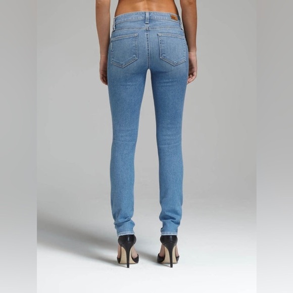 Paige Skyline Ankle Peg Distressed Skinny Jeans Size 32 - Picture 14 of 14